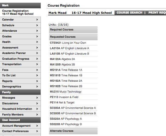 Online Registration Course Registration: 18-19 Mead High School 18-19 Mead High School Make sure you