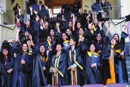 Ranked among the top 30 institutions of the country in this survey, the college has become a symbol of quality education and women empowerment grooming the young girls into World Ready