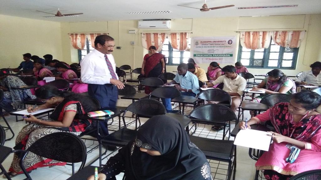 This programme was conducted by Dr.K.Manimekalai, Dean, Faculty of Arts and Special officer Dr.M.Senthil.