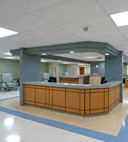 An 8-OR ASC is located on the second level of the new two-level 51,000 square foot structure which includes 11-pre-op