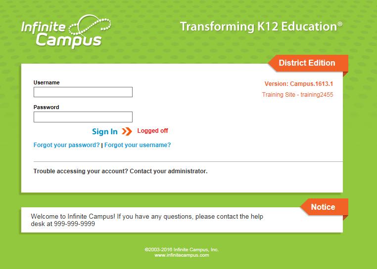 Log onto the System The default application for teachers is called "Campus Instruction." In Campus Instruction, you can take attendance, access your grade book, post grades and run reports.