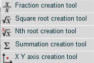 Then select the Fraction Creation tool. 2.