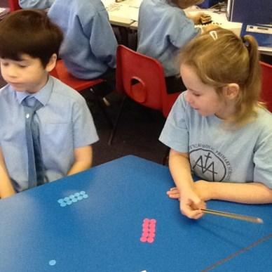 maths. We have been looking for, using and building arrays.