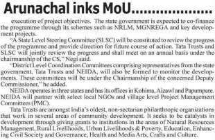 Publication: The Arunachal Pioneer Edition: Arunachal Pradesh