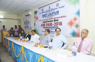 The Mega Job Fair-2018 Rajasthan Institute of Engineering and Technology systematized a One day Job fair which was organized by th the Sub Regional Employment Exchange- Government of Rajasthan at