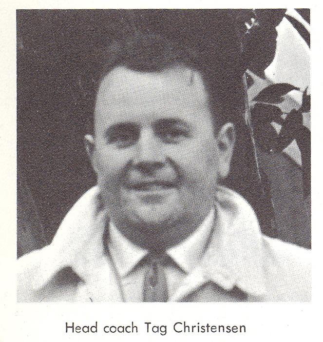 TAG CHRISTENSON HEAD FOOTBALL COACH, 1955-1960 In 1955, the Mercer Island High School was completed and opened its doors for the Class of 58 sophomores.