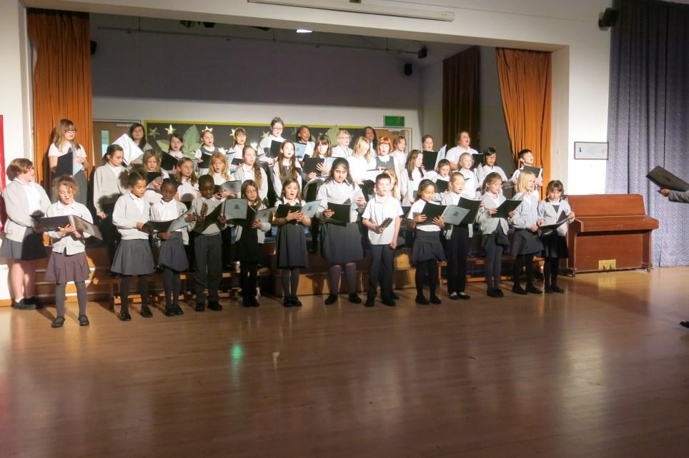 The Choir Club children performed a