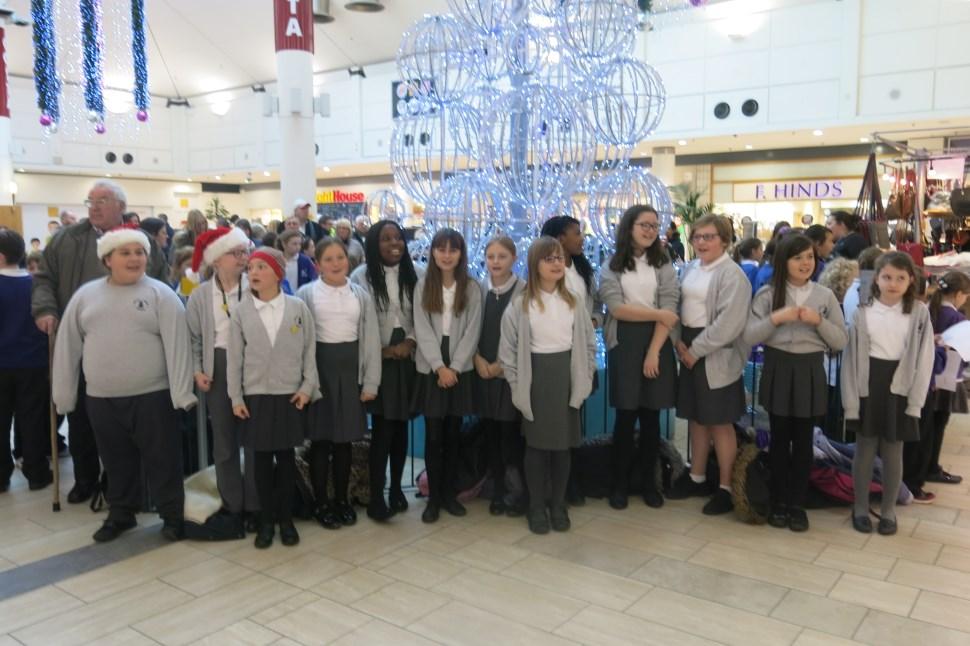 took the Year 6 choir pupils to County