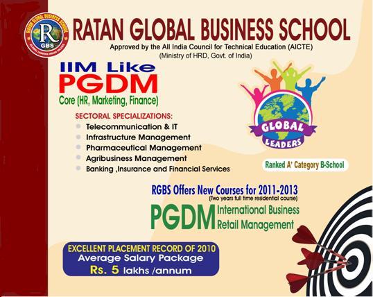 RGBS evolved from a need for a nationally top-ranked and distinctive business school in India devoted to providing the best management education to rural people by a Professional who is dedicated to