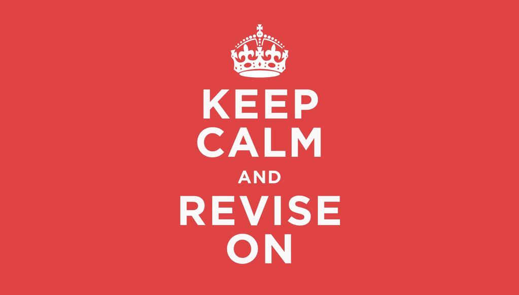 Start now Self-test Spread out revision Revise in small