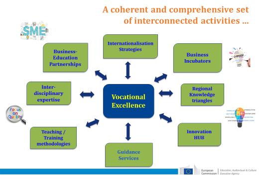 ERASMUS + KA2 SECTOR SKILLS ALLIANCES Lot 1 Development of sectoral approaches through transnational Centers of Vocational Excellence (CoVE) Lot 2 for design and delivery of VET Design and deliver