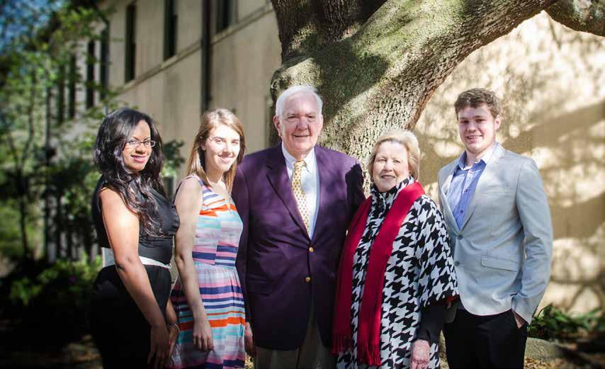 REFLECTING ON THE PAST, INVESTING IN THE FUTURE Dr. Gerald L. Foret fondly remembers his time at LSU. Dr. Foret (1957 BACH College of Arts & Sciences, 1961 DRS Medicine- New Orleans) and his wife, Gayle W.