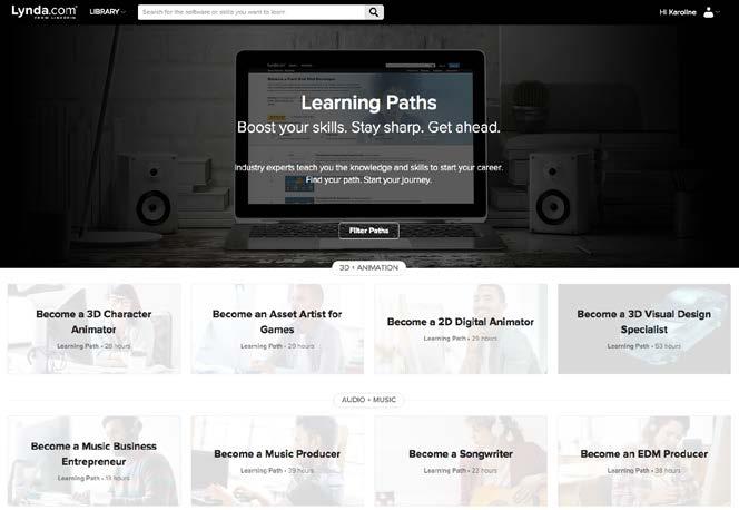 Curated content & Learning Paths Learning Paths are a great avenue for