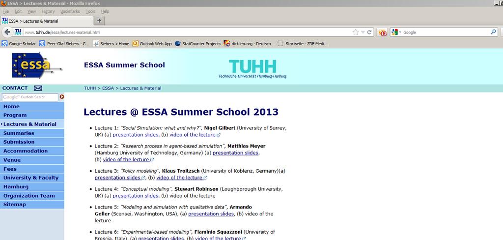 More information about (Social) ABM/S ESSA Summer School: