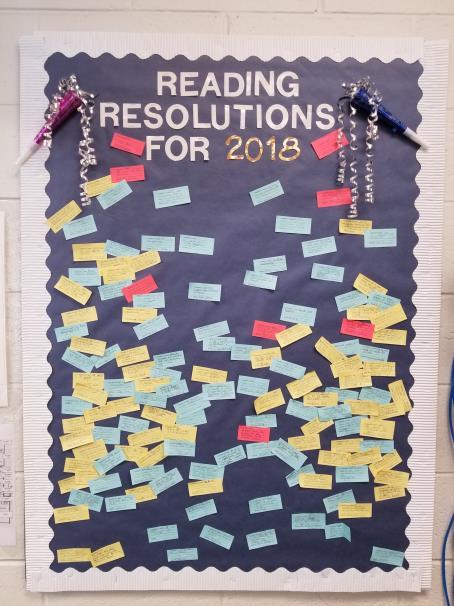Stony Brook Happenings February 2018 News from Mrs. Debraski s Library We kicked off 2018 with reading resolutions and challenges.