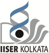 INDIAN INSTITUTE OF SCIENCE EDUCATION AND RESEARCH KOLKATA 1. There is no application fee. GENERAL CONDITIONS / INSTRUCTIONS for Appointment of Faculty position 2.