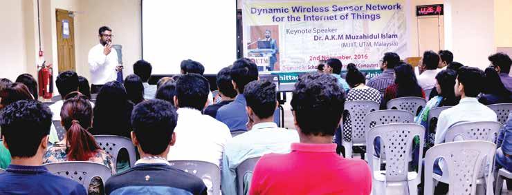 SECS Hosts Seminar on Internet of Things at CIU A seminar entitled Dynamic Wireless Sensor Network for the Internet of Things was held on 2nd November at Chittagong Independent University (CIU)