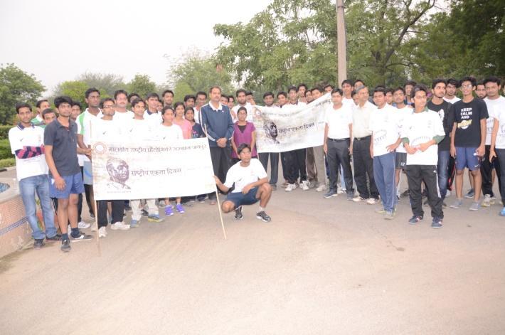 2. Run for Unity The Run for Unity was organized by Creative Arts and Cultural Society of MNIT Jaipur to celebrate Birth