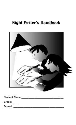 The Parent/Student Handbook for Night Writing: This is a 6 sheet, folded-in-half, back-to-back booklet for parents and students to understand the focus