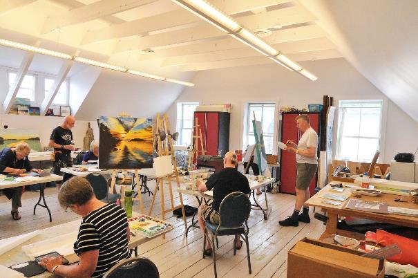 Our Studios Multi-Purpose Studio The multi-purpose studio is a large, brightly lit second floor studio appropriate for painting, life drawing, digital photography, stained glass, print, fibre,