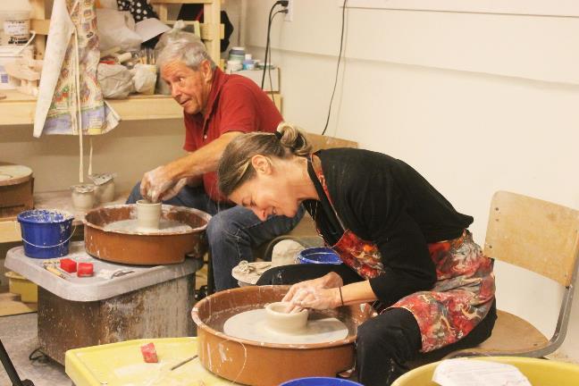 Our Studios Ceramics Located on the basement level, the pottery studio is a welcoming space for emerging and experienced potters to create work, instruct, experiment and connect.