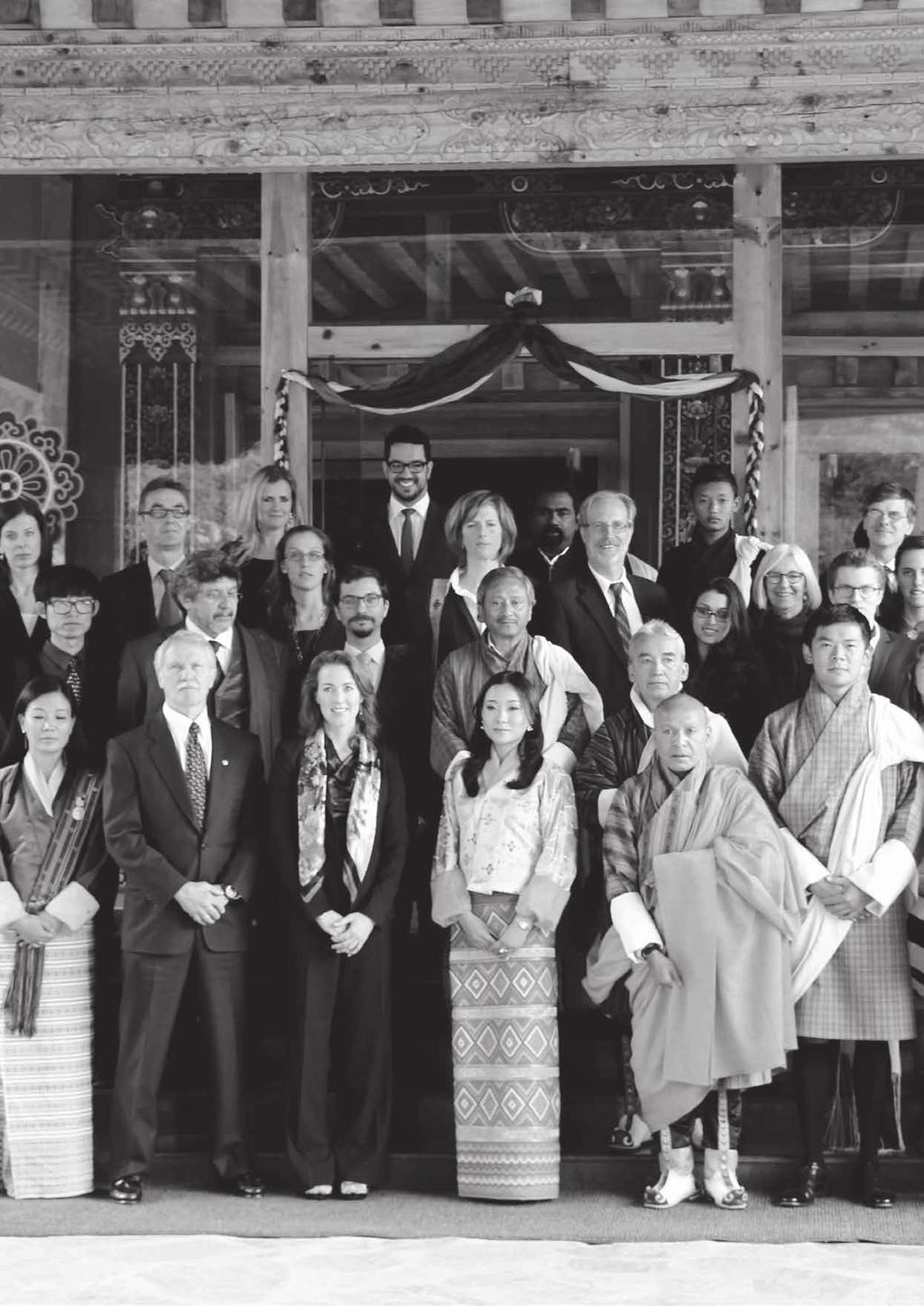 6 Global Leadership Academy The Global Wellbeing and Gross National Happiness Lab included a study trip to Bhutan.