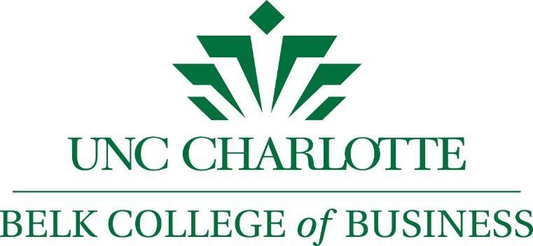 Department of Business Information Systems and Operations Management 9201 University City Boulevard, Charlotte, NC 28223-0001 t/ 704.687.7577 f/ 704.687.1380 www.belkcollege.uncc.