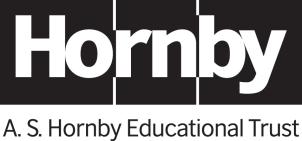 Hornby Educational Trust Eligibility of applicants What the Hornby scholarship covers Information you need to complete the online application form Completing the online application form Frequently