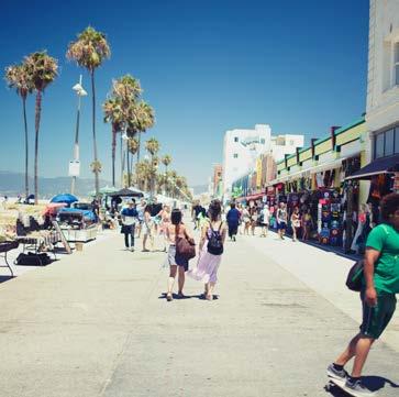 Students exploring Santa Monica and Venice Beach Students venture to