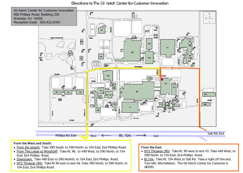 Campus Map The Learning Center entrance is the marked entrance to the left of the Gil Hatch entrance in the same building.