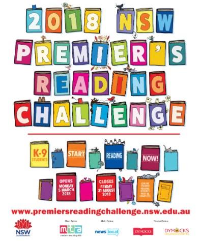 Don't forget that the Premier's Reading Challenge closes Friday 31 August (midnight) for students.