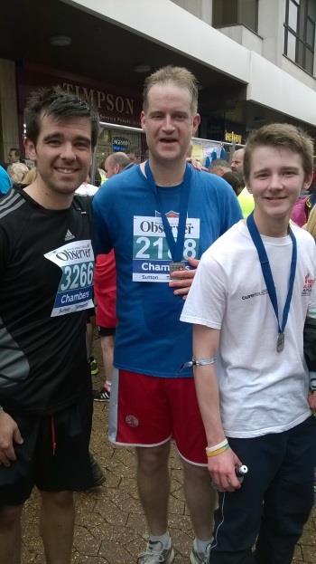 On a rainy Sunday in Sutton Coldfield the team from Cardinal Wiseman took on the Great Midlands Fun Run.