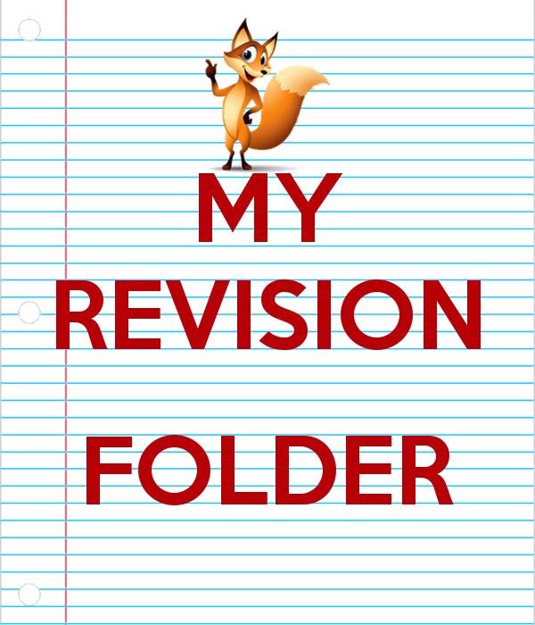 Organise the revision