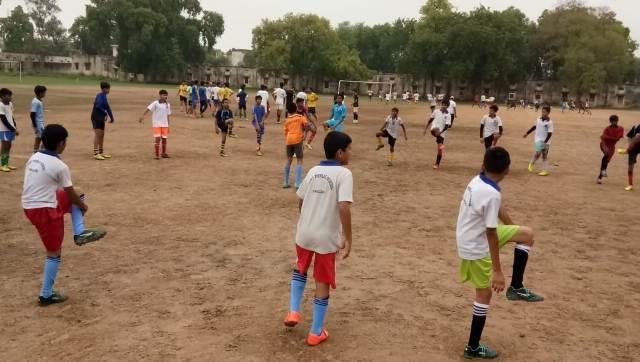 6 (F) Trial for Gwalior District Team Date July 15, 2018 Name of the Competition Trial for Gwalior District Team District Football Association Jiwaji University Gwalior Nine students have been
