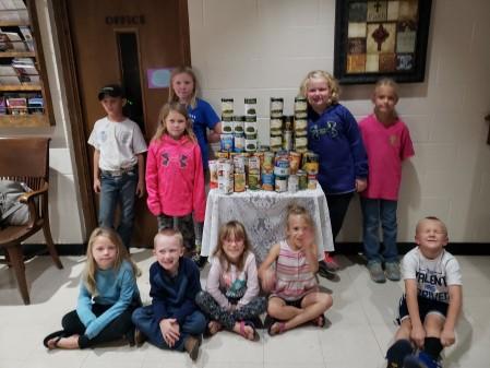 Club Food Collection Challenge Awesome job collecting food for the Food Banks in