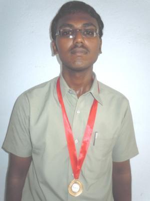Amarnath, has got a First Prize and awarded Gold Medal. Selvan. A.