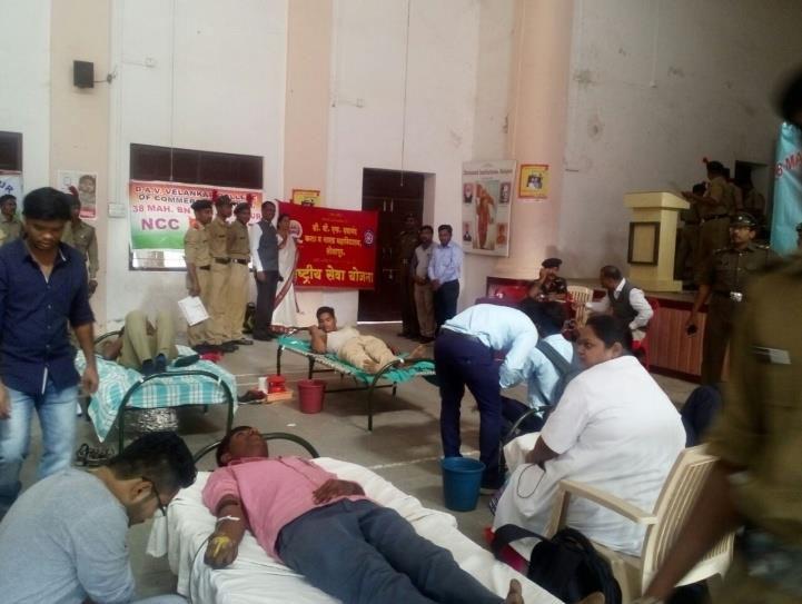 5. Blood Donation Camp Blood Donation Camp was organized by N.S.