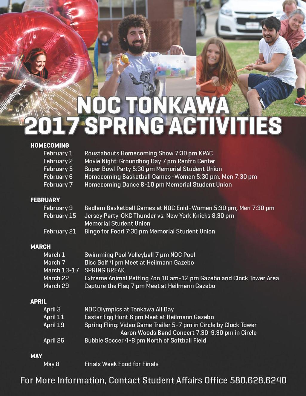 Spring 2017 Activities
