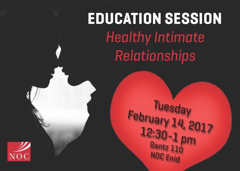 SNA Bake Sale set for Feb. 10 Healthy Intimate Relationships Education Session Feb.