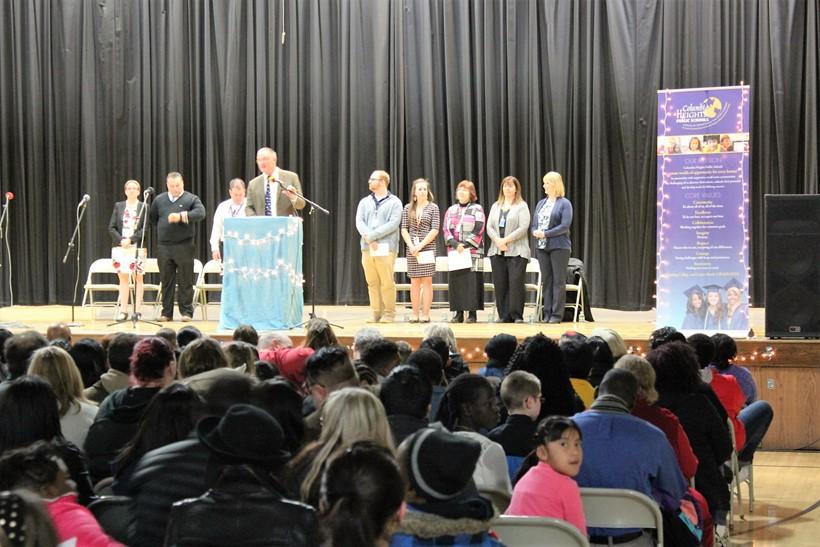 Night was celebrated at Columbia Academy in