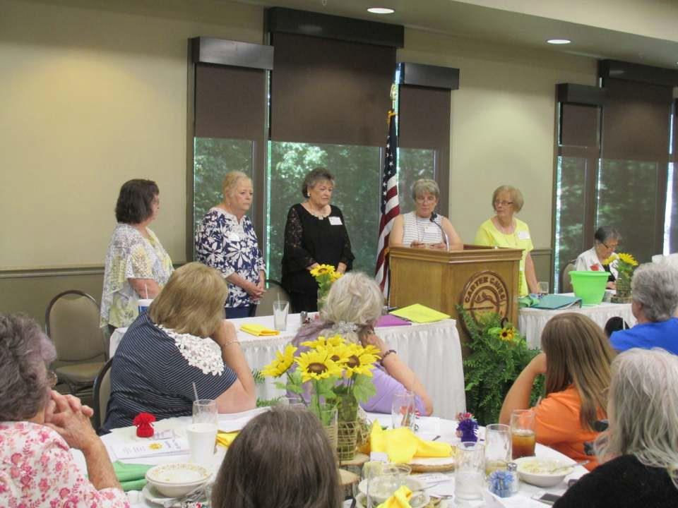 Page 3 Homemaker Annual Meeting You are our Sunshine June 16th Carter Caves Lodge Congratulations to our new officers: President: Judy Lewis Vice President: Starlene Harris Secreatary: Sue Tackett