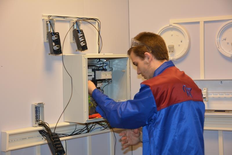 Supporting learners preparation for Euroskills competition Picture: Learner of Riga Technical