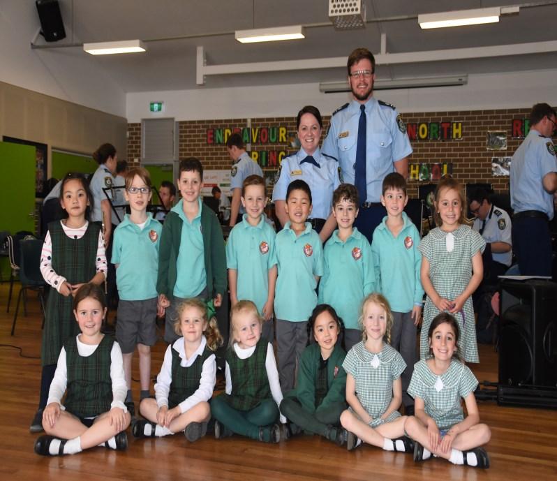 Page 2 A fabulous visit from the NSW Police Band We were thrilled to have a visit from the NSW Police Band during the last week of term.