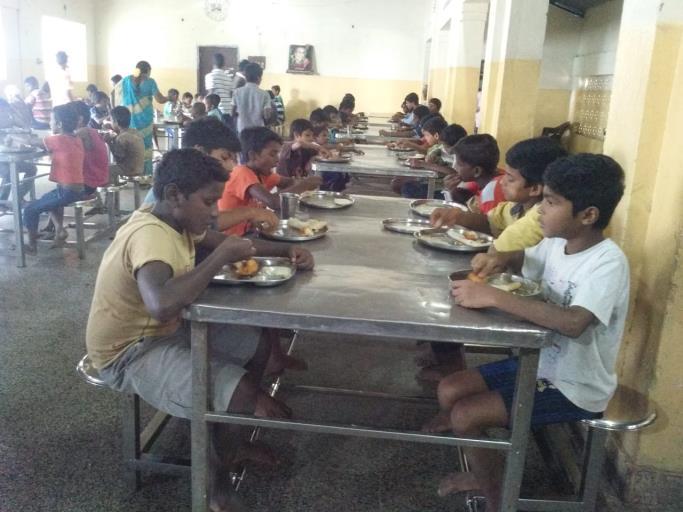 visited and provided 168th week special cooked breakfast to our children