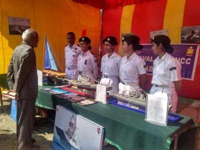 NCC,Jabalpur celebrated Navy day on 4 th December While celebrating Shaurya Diwas, the NCC cadets of the navy wing exhibits models of various fleets of Indian Navy and light hundreds of lamps at the