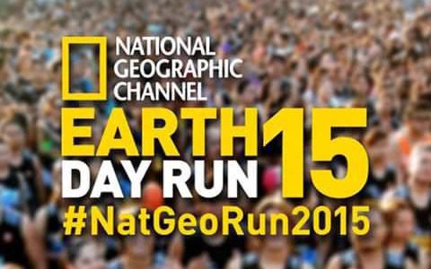 of the National Geographic Earth Day Run on April 26, 2015.