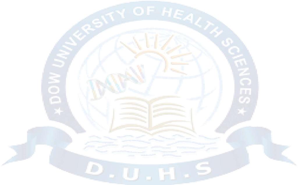 DOW UNIVERSITY OF HEALTH SCIENCES, KARACHI IMT Clinical Laboratory Sciences Clinical Ophthalmic Technology Surgical Technology Respiratory & Critical Care Technology Perfusion Sciences / Equivalence