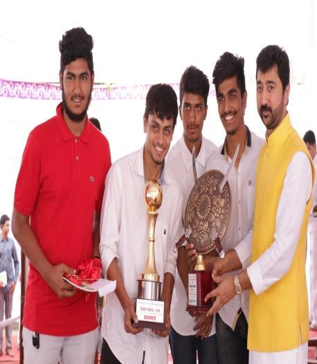 The prize distribution function of Shahu Trophy Inter-Collegiate Football Tournament was held on 19/02/2015 on occasion of Shivaji Maharaj Jayanti.