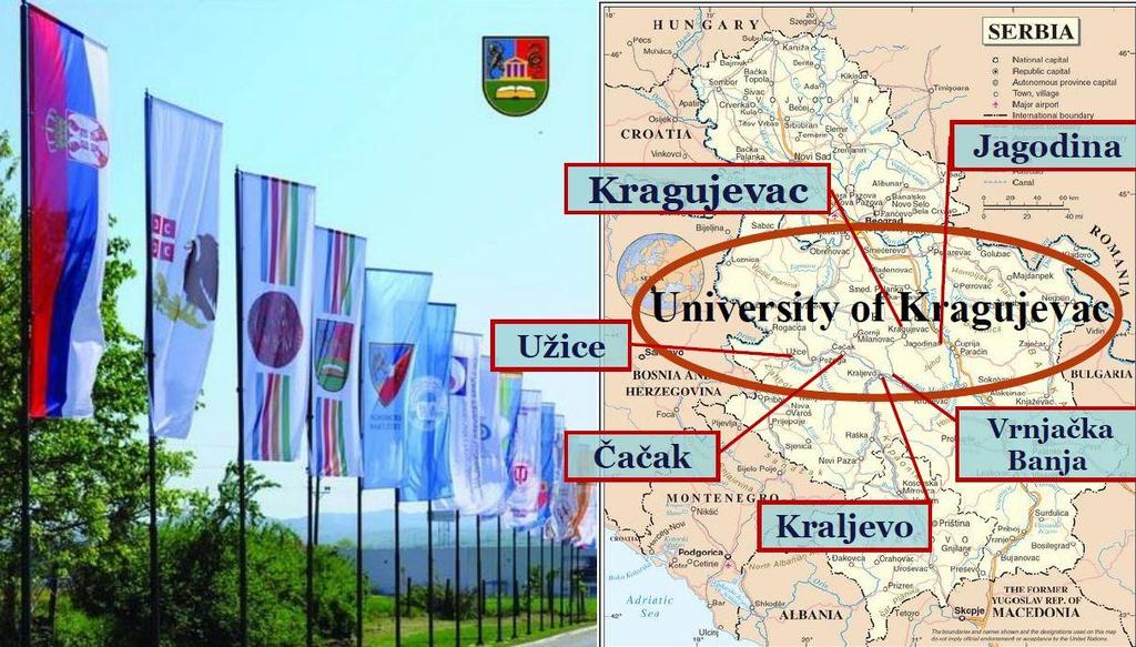 Within the University of Kragujevac there are 12 faculties with the status of legal entity