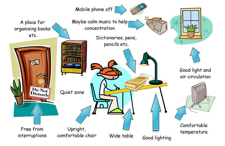 Hints for an Ideal Revision Area providing some